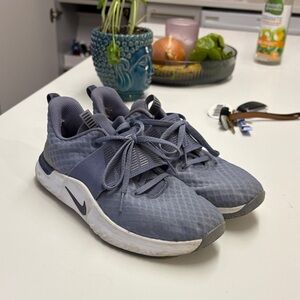 Nike Blue/Charcoal and White Metcon Shoes